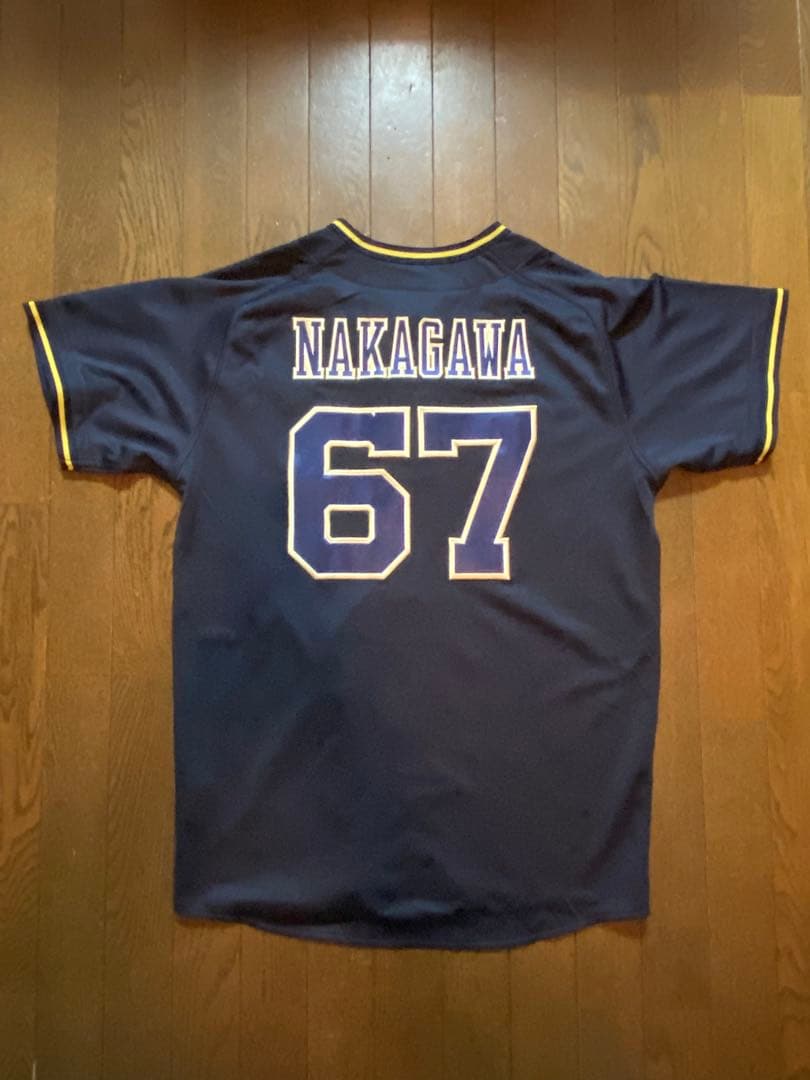 オリックスバファローズ　中川圭太　ビジターユニフォーム　Oサイズ