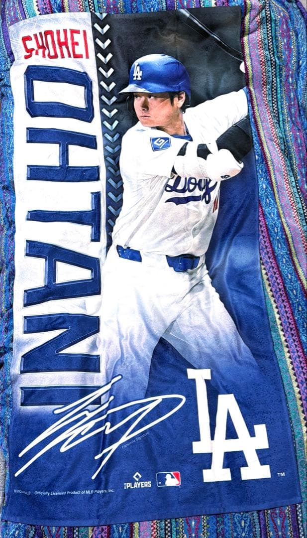 新品・未使用 ドジャース 大谷 ユニフォーム バスタオル タンブラー wbc