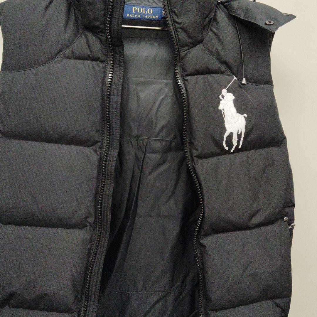 POLO RALPH LAUREN ビッグポニー ダウンベスト ブラック