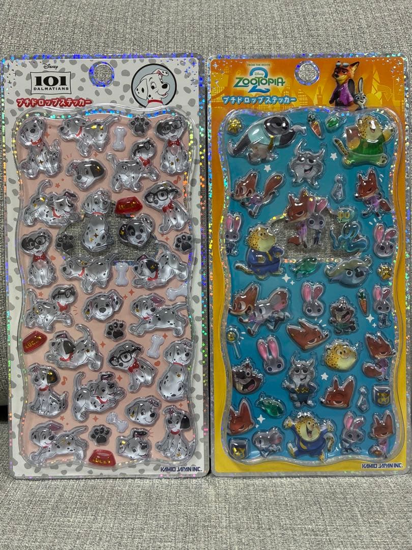 正規品　ディズニー　プチドロップステッカー　6枚セット