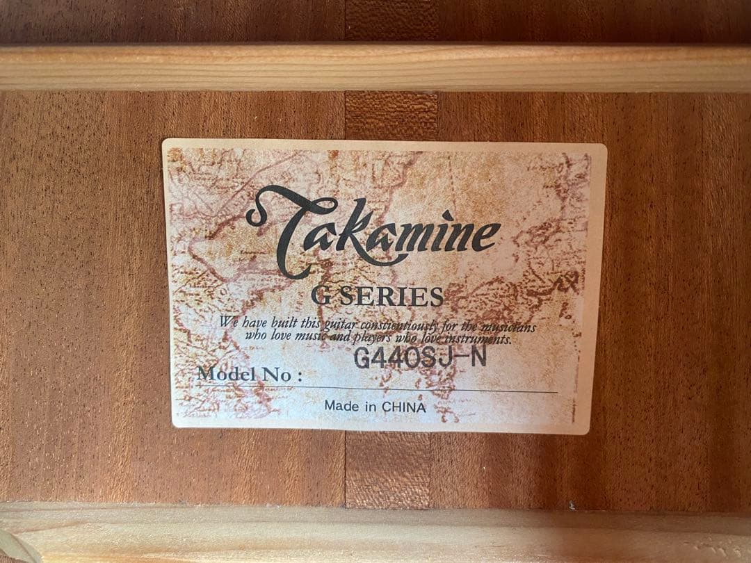 takamine g440sj-n ソフトケース付き　アコースティックギター美品