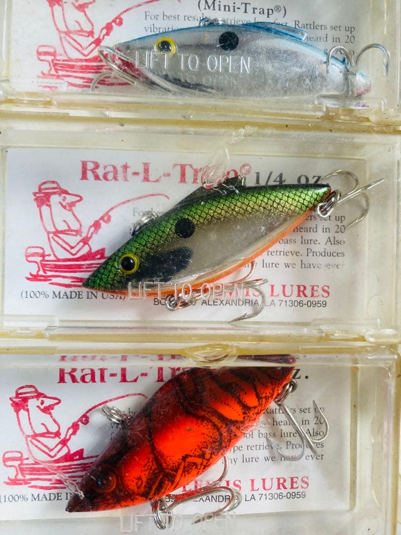 【オールドルアー】ビルルイス ラトルトラップ 1/4oz 10個セット