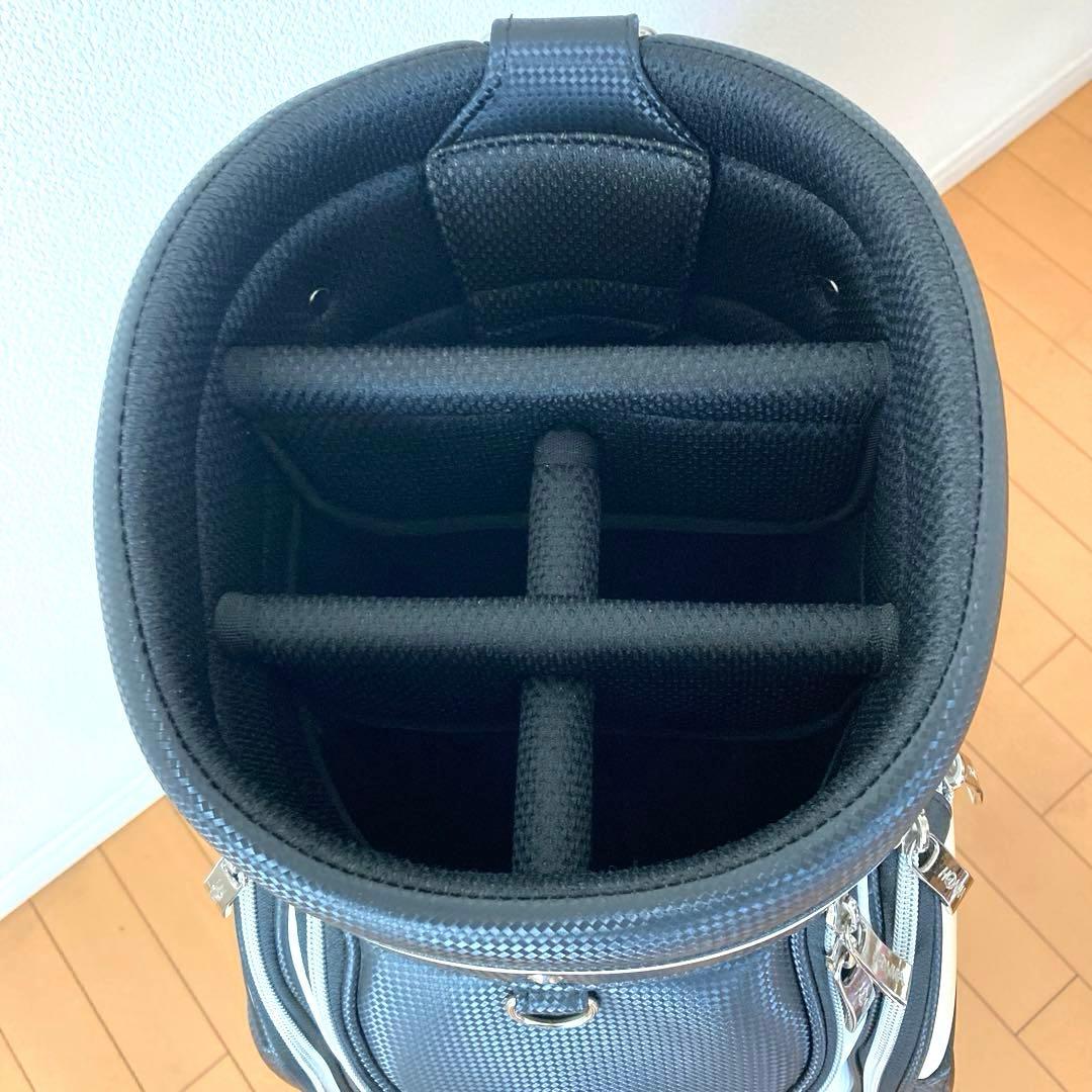 HONMA キャディバッグ　ブラック&ホワイト