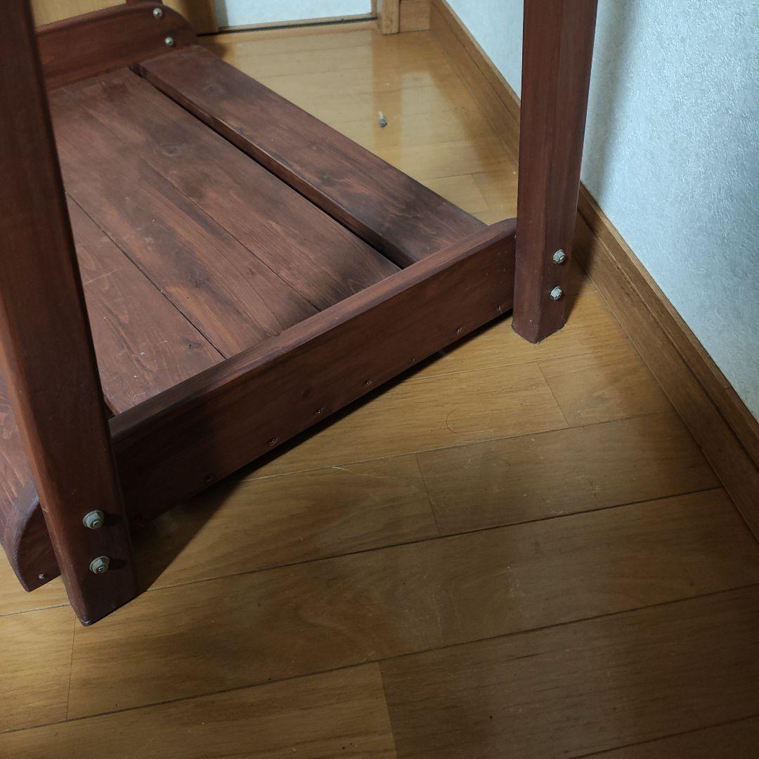 木製サーフボードスタンド (4本収納可能)できれば手渡し希望