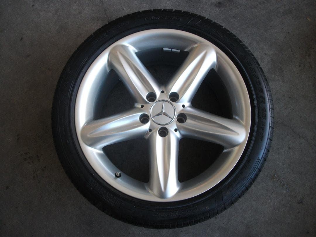 【美品】SL350メルセデスベンツタイヤ・アルミホイールセット