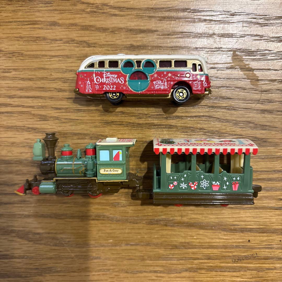 【Disneyランド＆シー購入 トミカ】クリスマス ミニカーセット