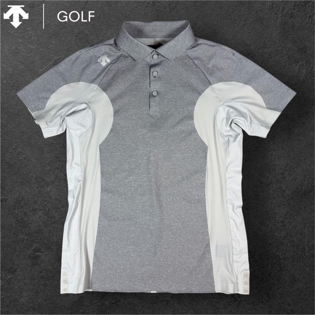 美品 定価3.2万DESCENTE GOLF デサントゴルフ ポロシャツ