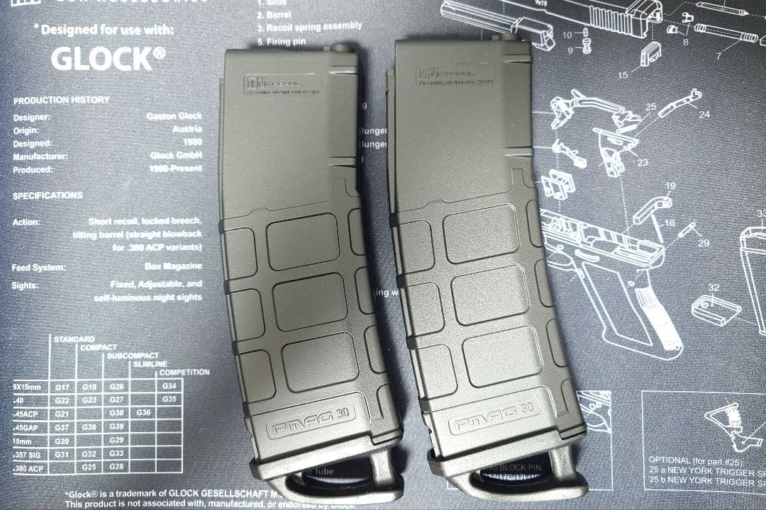 【廃盤】MAGPUL マグプルPTS 次世代M4 PMAG　マガジン 2個