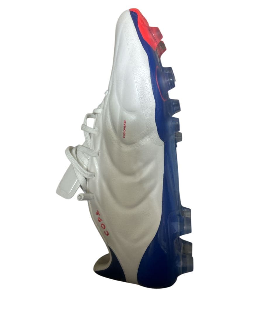 ［極美品］adidaコパピュア2エリートHGAG26.5 白青赤土.人工芝対応