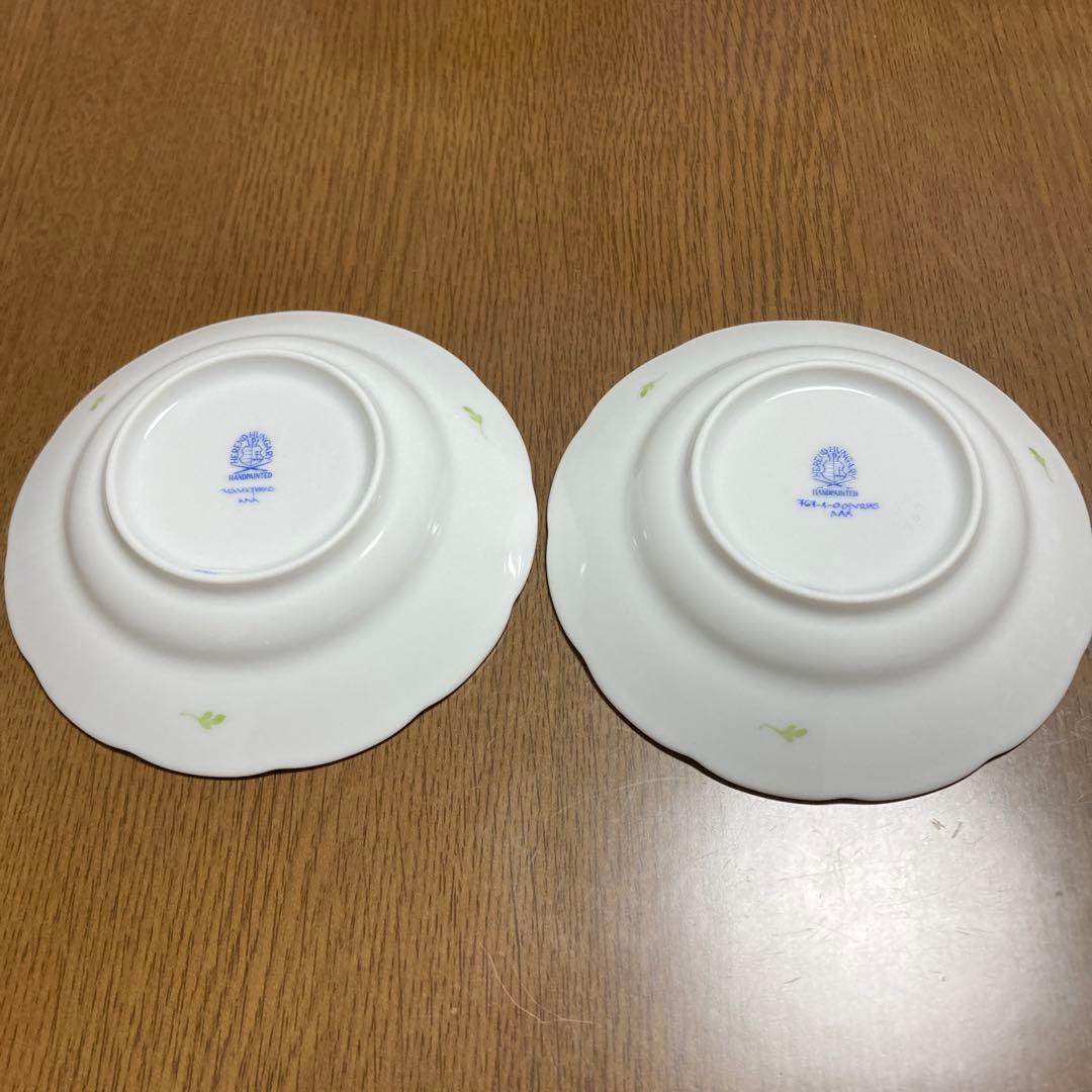 ☆新品未使用　ヘレンドペアボウル(ウィーンのばら)
