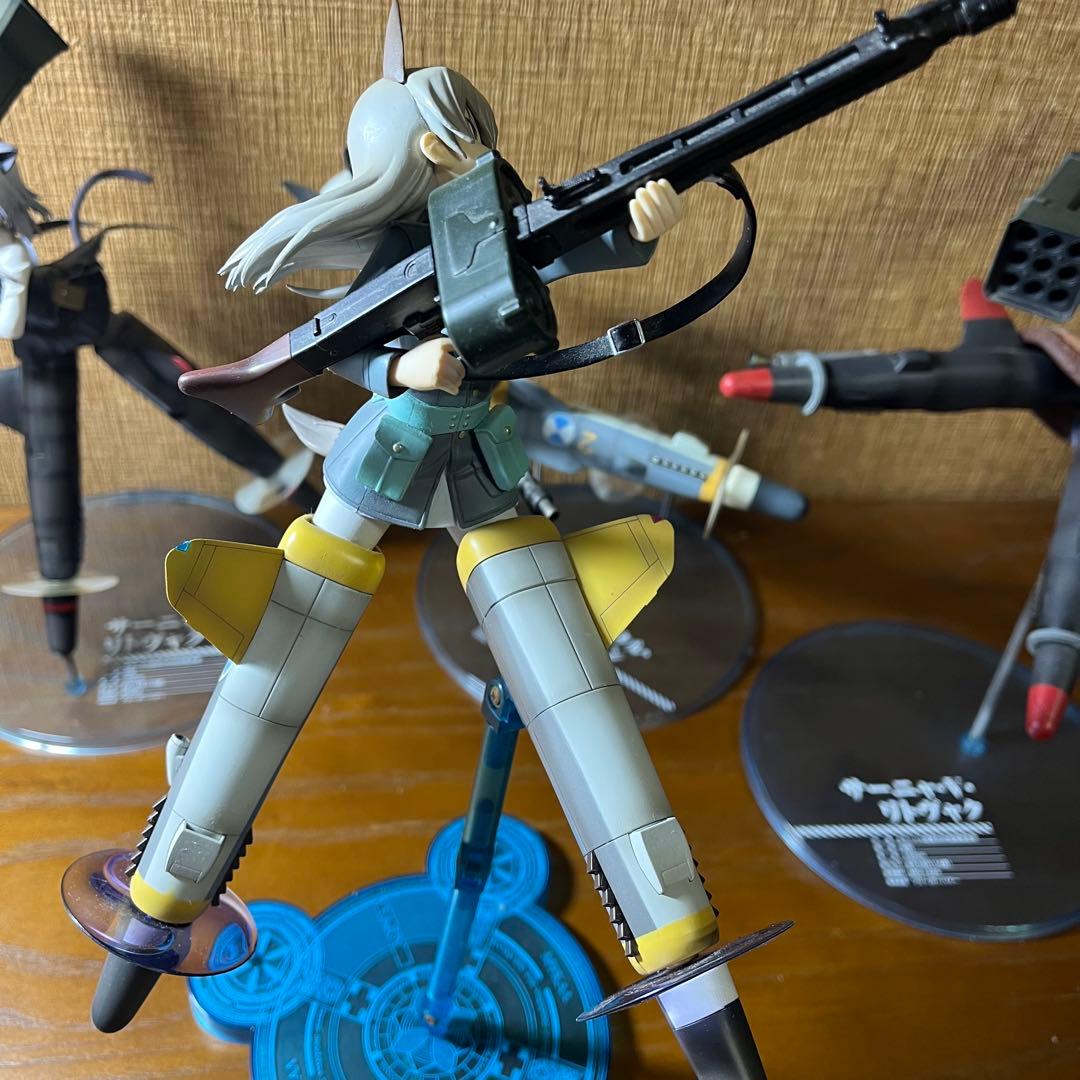 【中古】アルター 壽屋 ストライクウィッチーズ2 1/8 サーニャ エイラ ４体