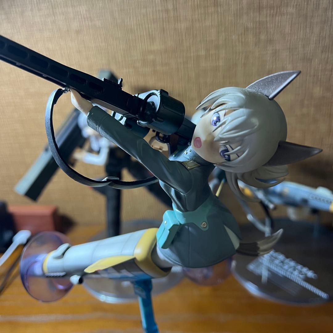 【中古】アルター 壽屋 ストライクウィッチーズ2 1/8 サーニャ エイラ ４体