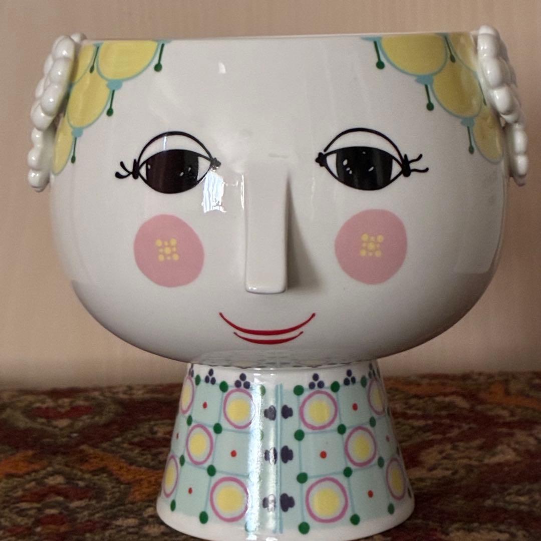 BJORN WINBLAD Eva フラワーポット　フラワーベース　イエロー