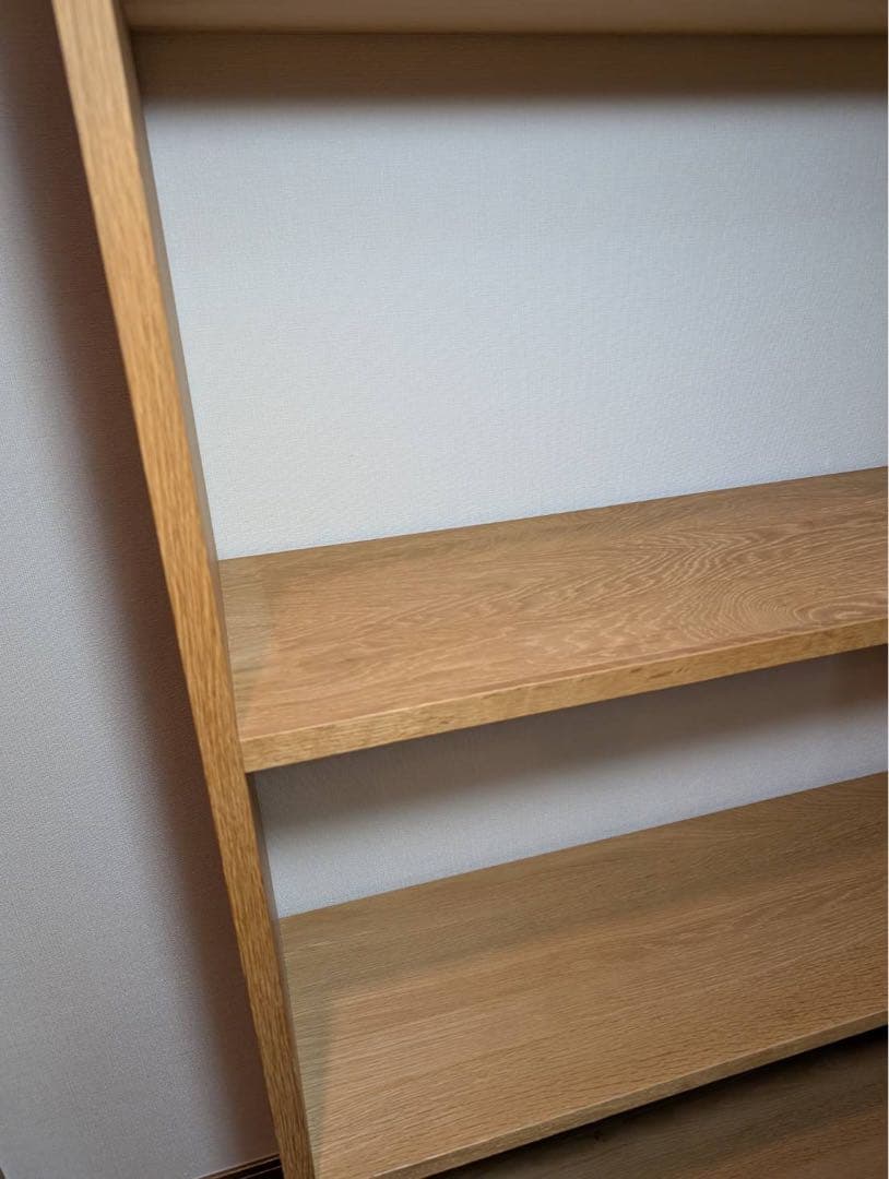 ■送料込■無印良品 スタッキングシェルフワイド 5段 オーク 棚収納