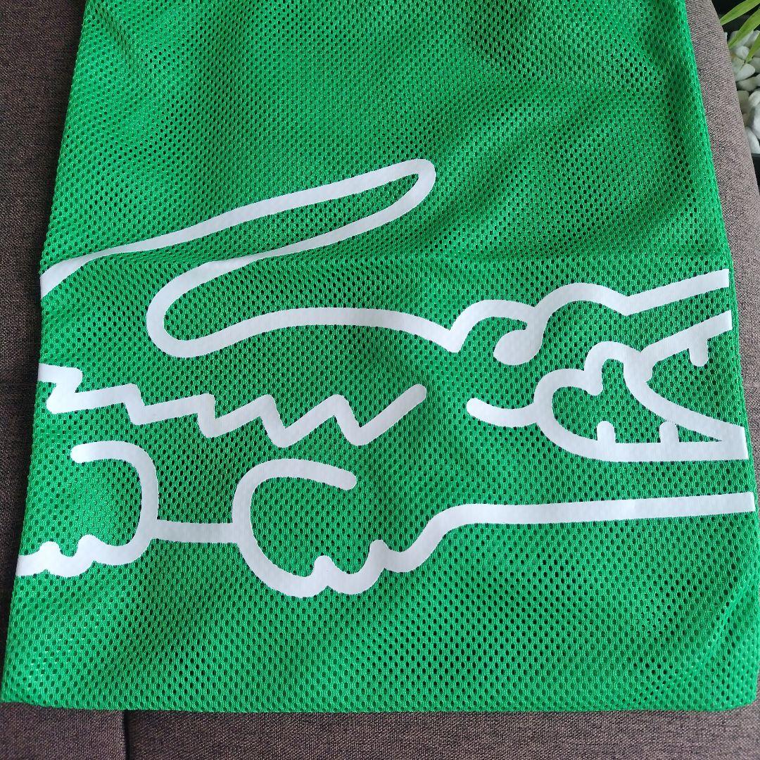 【非売品】LACOSTE　タオル付きゴルフボールギフトとメッシュ巾着袋のセット