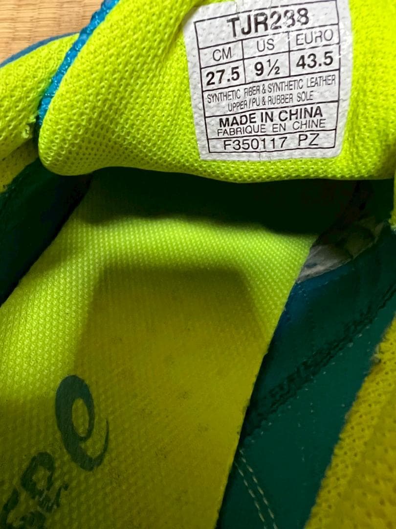 asics アシックス　ターサージール　S　27.5cm　TARTHERZEAL