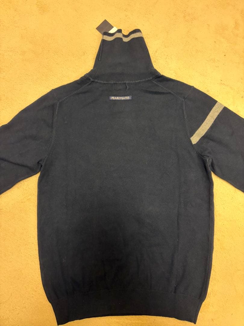 新品未使用　パーリーゲイツ　カシミヤタッチ天竺ハイネックセーター