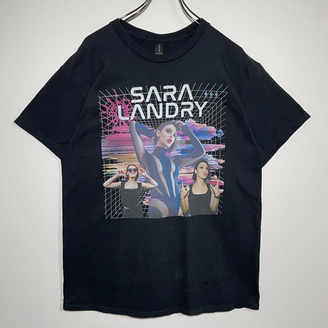 SARA LANDRY サラランドリー　Tシャツ　サイズL テクノ　DJ　古着