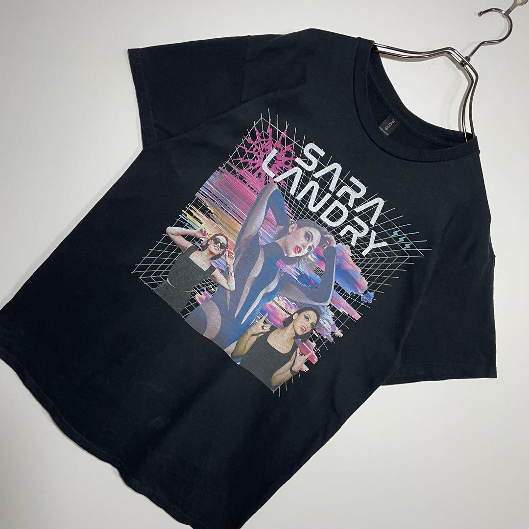 SARA LANDRY サラランドリー　Tシャツ　サイズL テクノ　DJ　古着