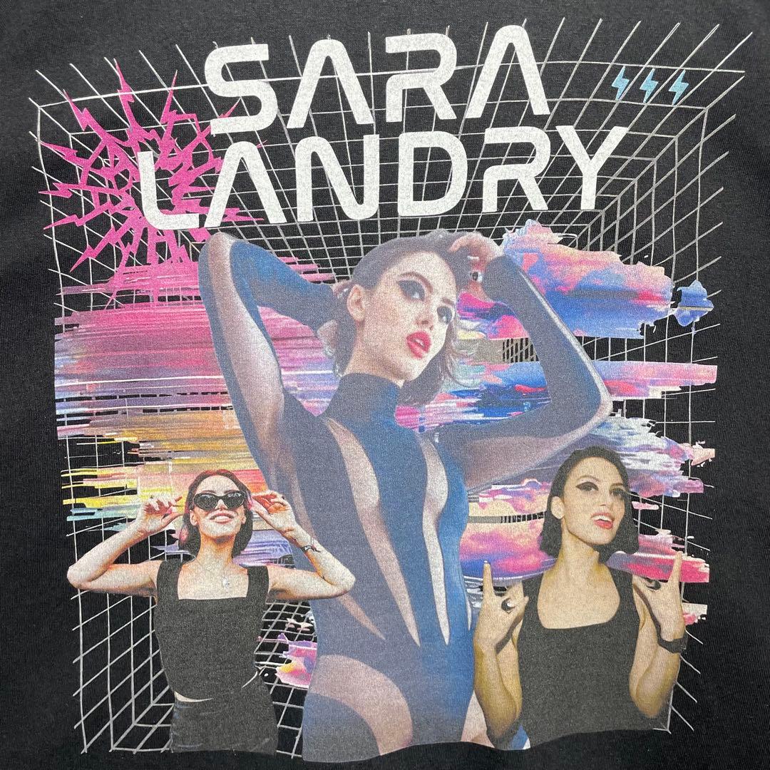 SARA LANDRY サラランドリー　Tシャツ　サイズL テクノ　DJ　古着