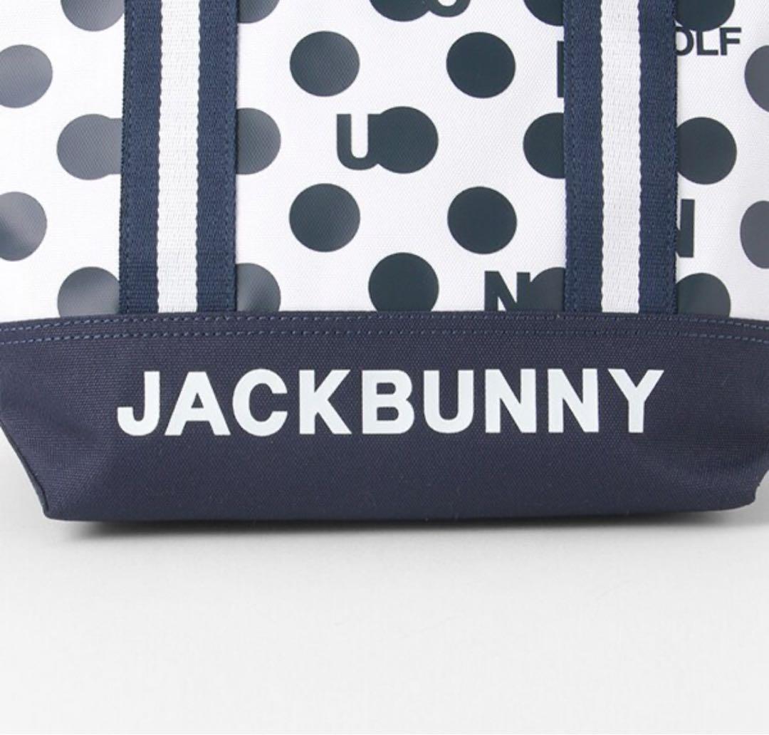 新品タグ付き☆ Jack Bunny!!ドットカートバッグ　ゴルフバック