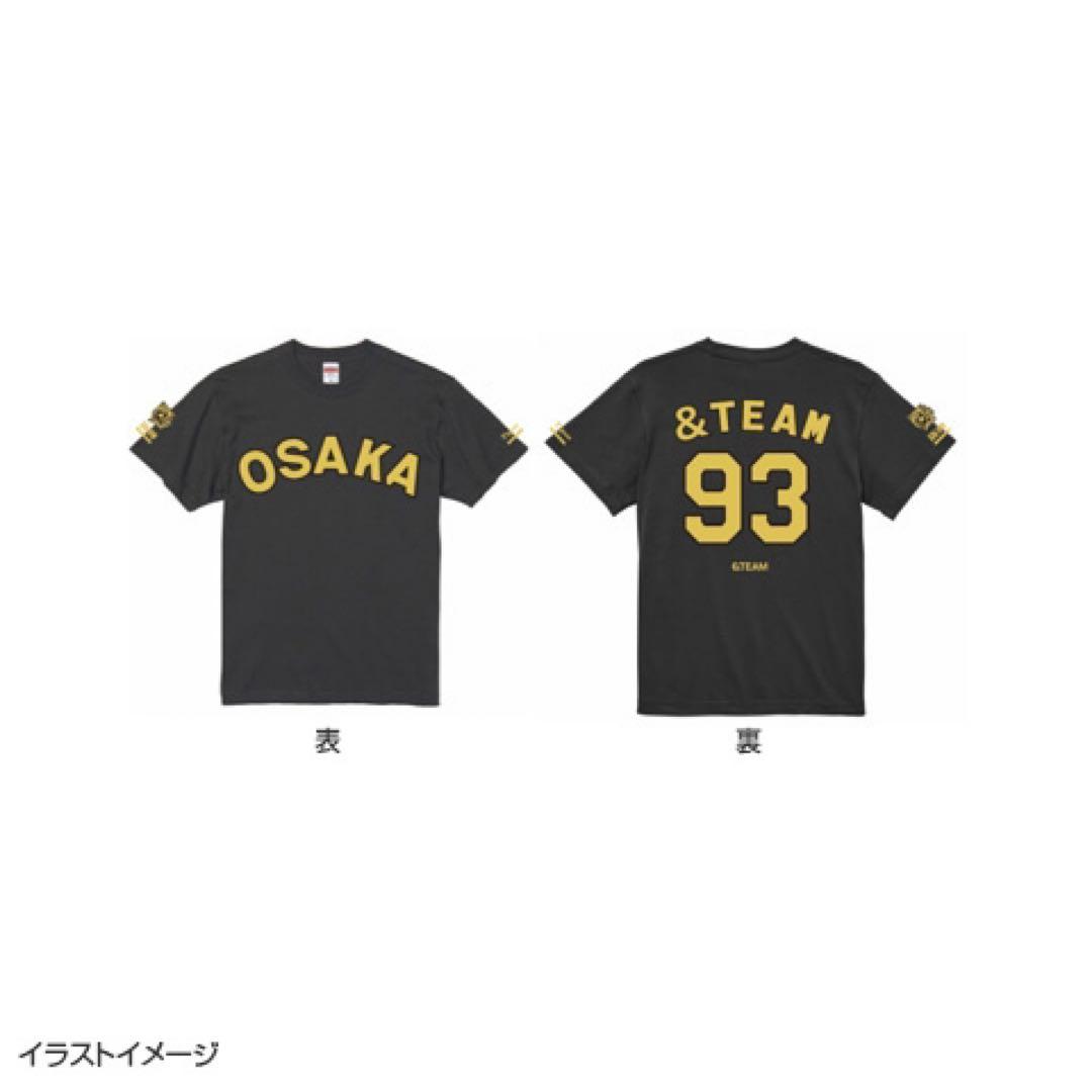 新品 阪神タイガース B-LUCK DYNAMITE 「&TEAM」 TシャツM