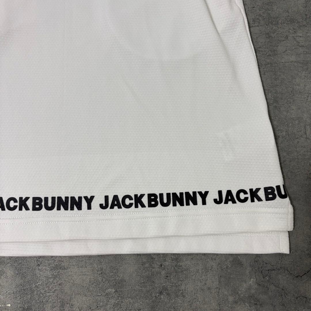【新品】ジャックバニー　フレンチスリーブ　ワンピース　ホワイト　Mサイズ