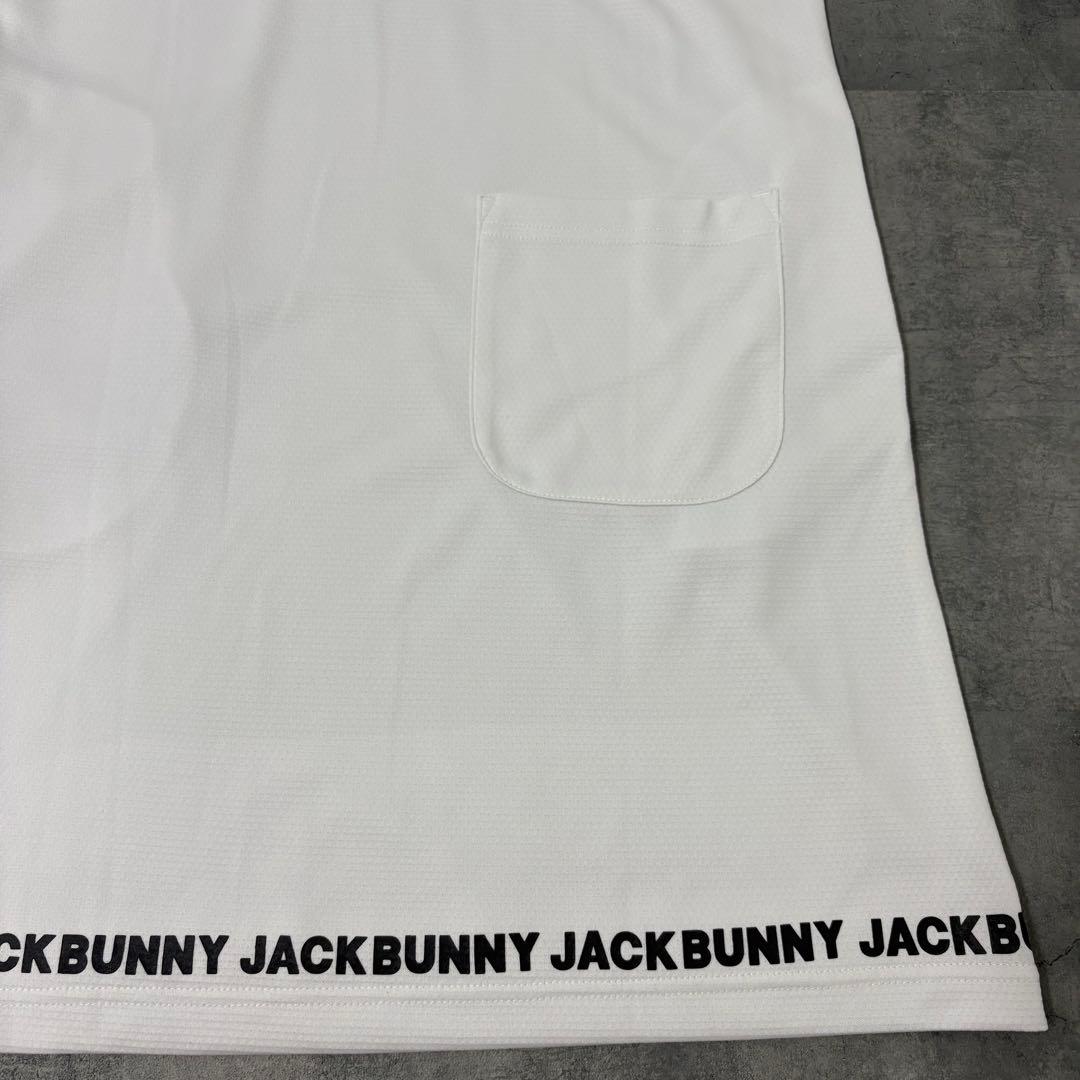【新品】ジャックバニー　フレンチスリーブ　ワンピース　ホワイト　Mサイズ