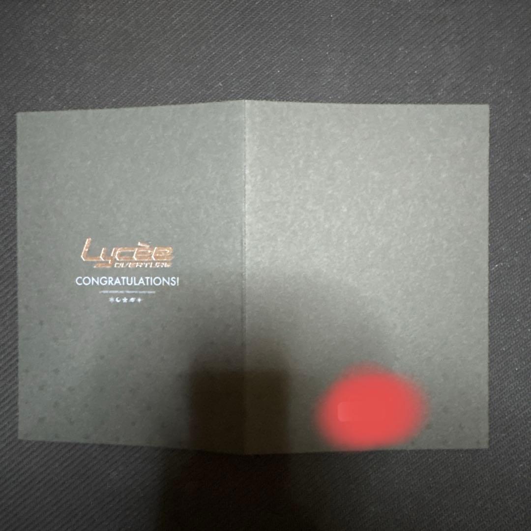 沙耶　直筆　サイン　lycee