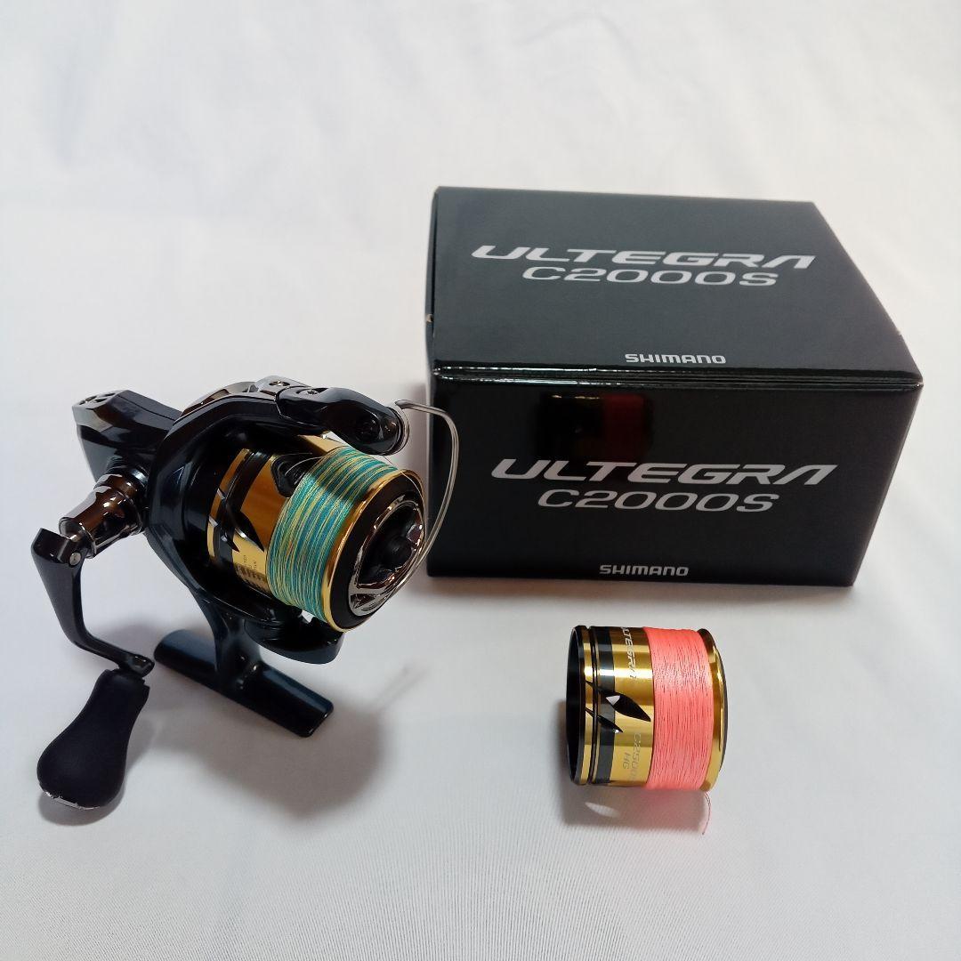 未使用 SHIMANO ULTREGRA C2000S リール 予備スプール付き
