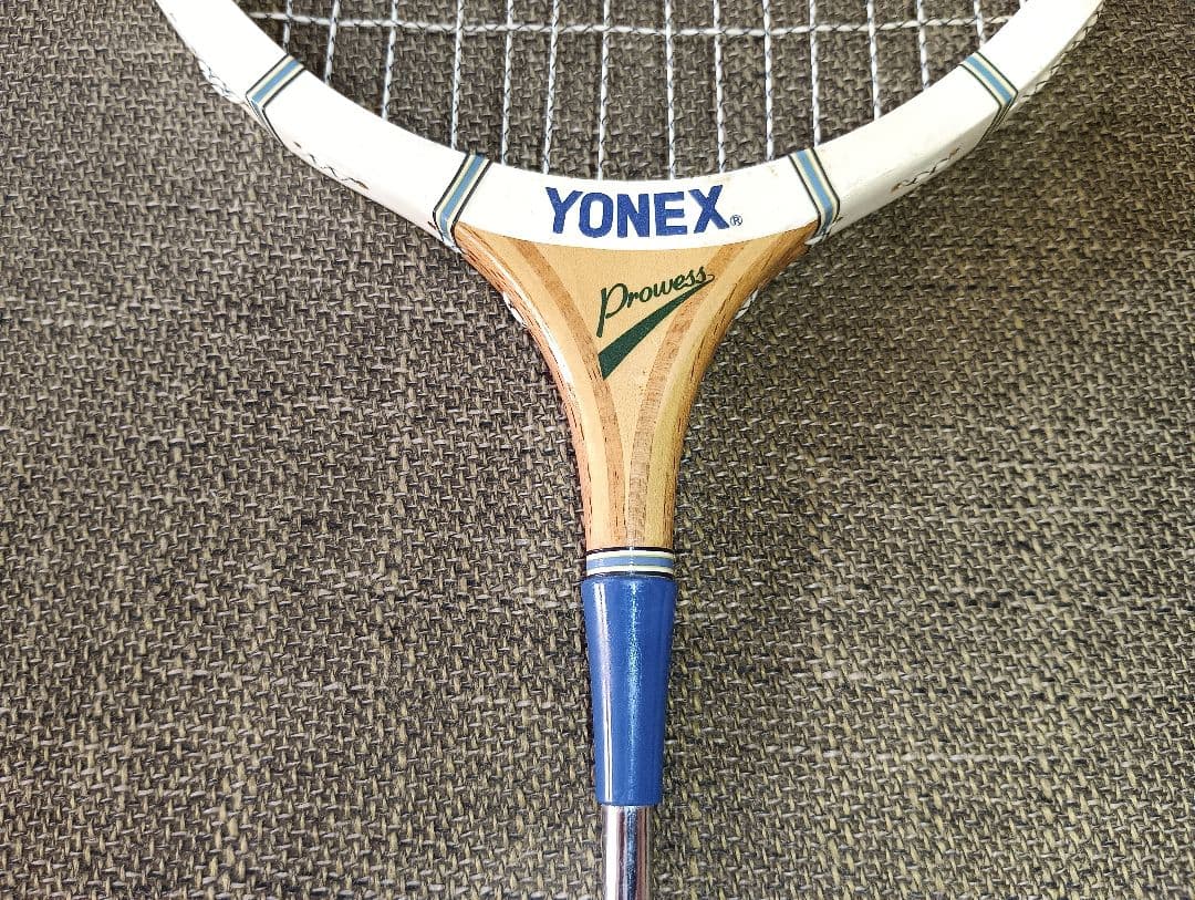 YONEX 木製バドミントンラケットB-600 2本セット　★昭和レトロ当時物★
