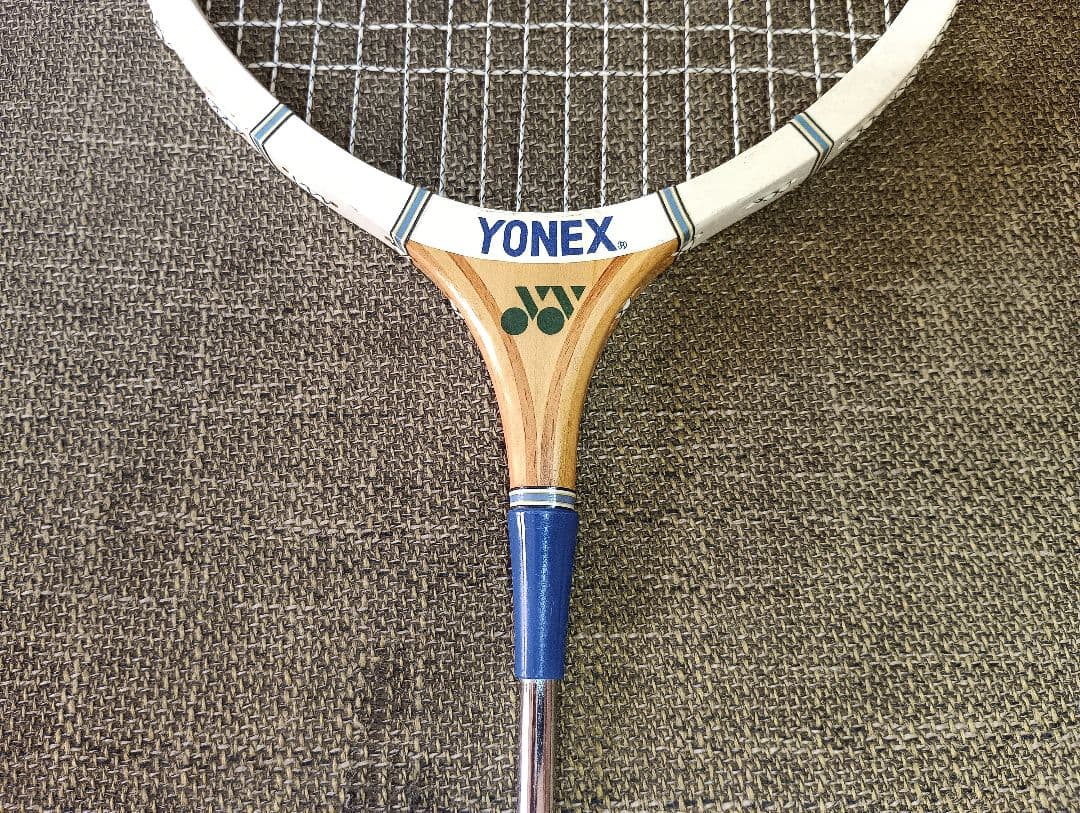 YONEX 木製バドミントンラケットB-600 2本セット　★昭和レトロ当時物★