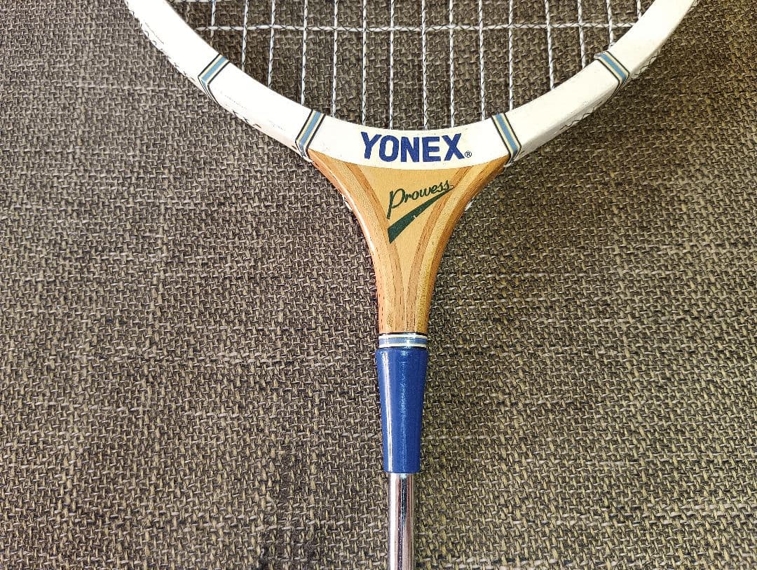 YONEX 木製バドミントンラケットB-600 2本セット　★昭和レトロ当時物★