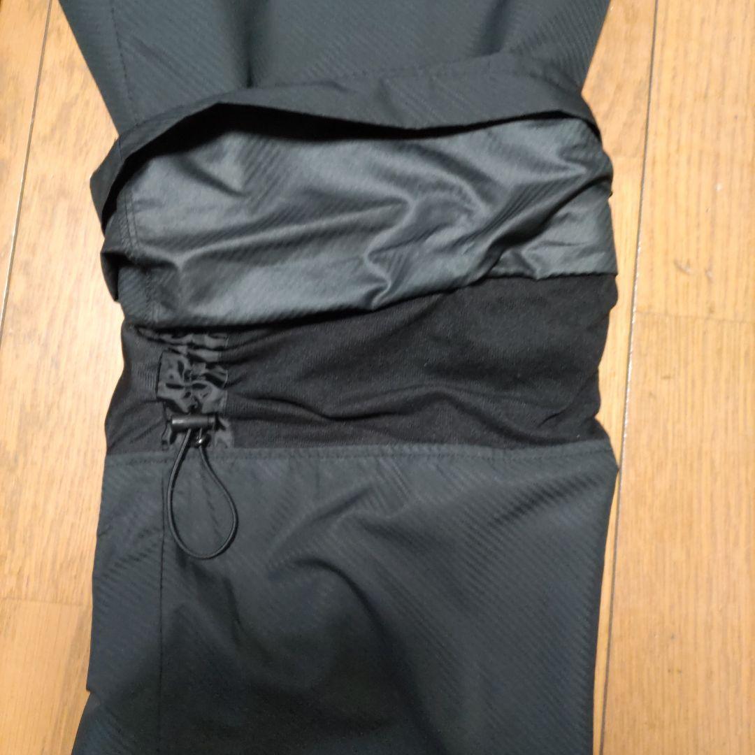 《ブリヂストン水神、ゴルフレインパンツ》（LL）（美品）黒、ポリ1791