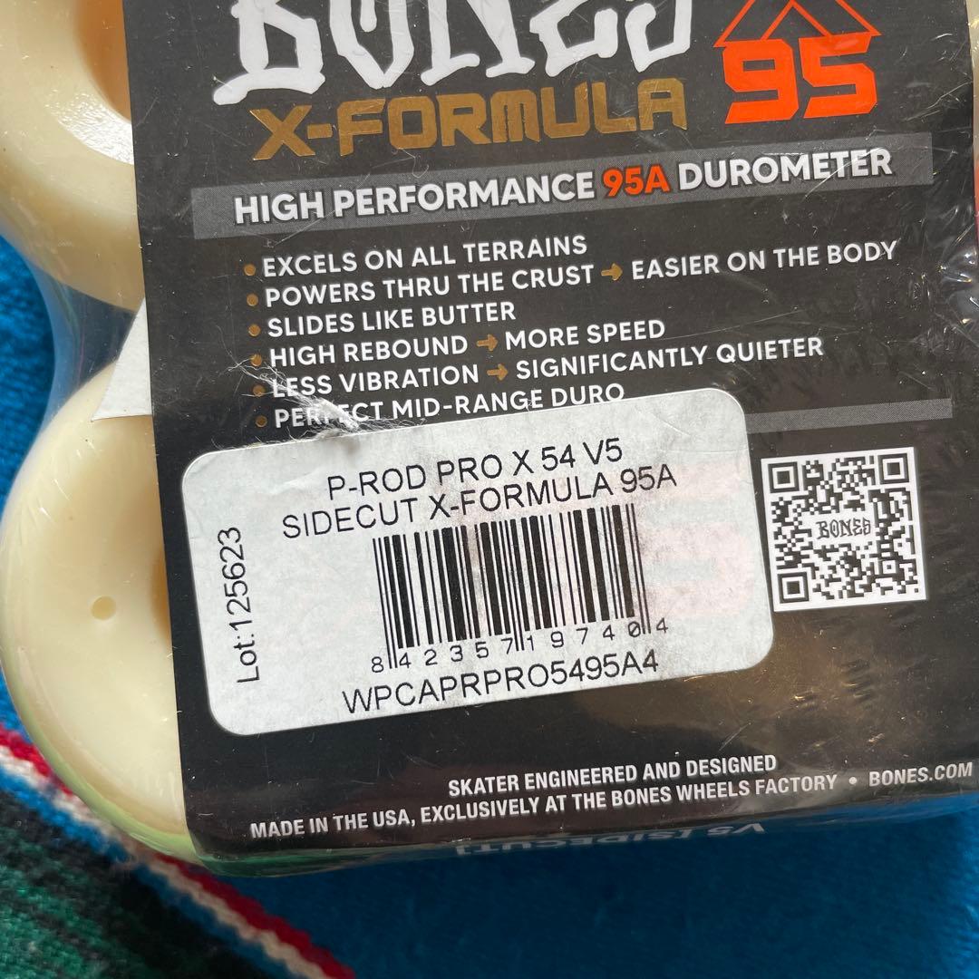 BONES P-ROD X-FORMULA 54mm95Aウィール定価9,130