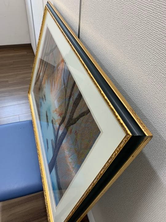 奥入瀬　リトグラフ