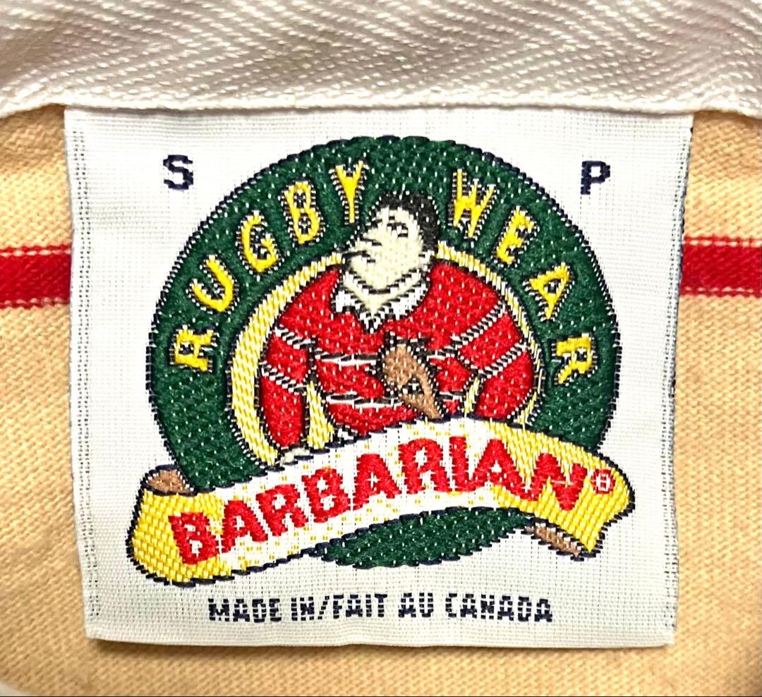 BARBARIAN バーバリアン ラガーシャツ ボーダー アメカジ　カナダ製