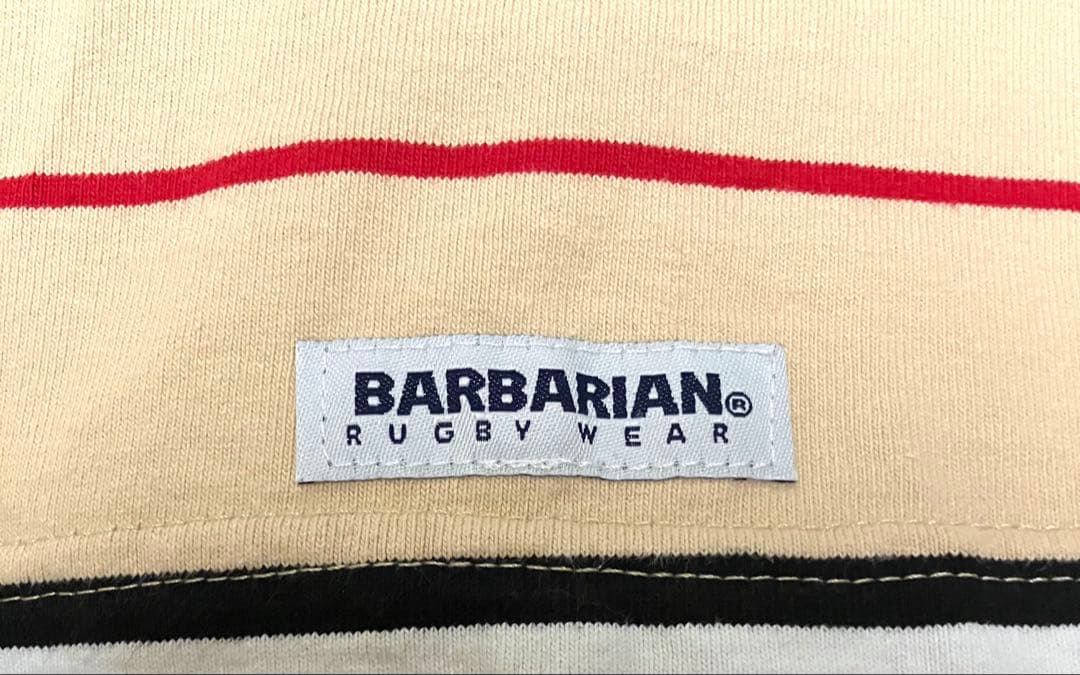 BARBARIAN バーバリアン ラガーシャツ ボーダー アメカジ　カナダ製