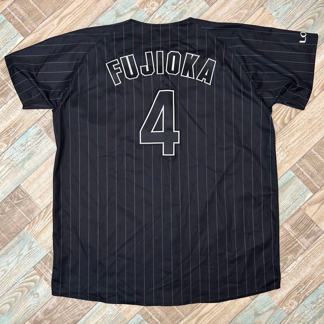 千葉ロッテ マーリンズ ユニホーム ビジター 藤岡 FUJIOKA 4