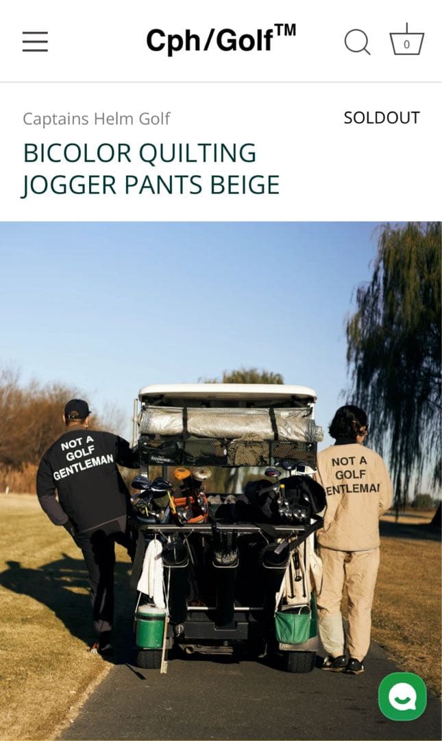 Cph/Golf メンズ セットアップ 中綿 ジャケット パンツ