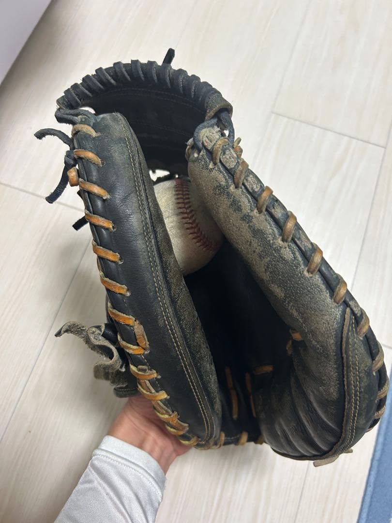 ザナックス 硬式キャッチャーミットグローブ 黒