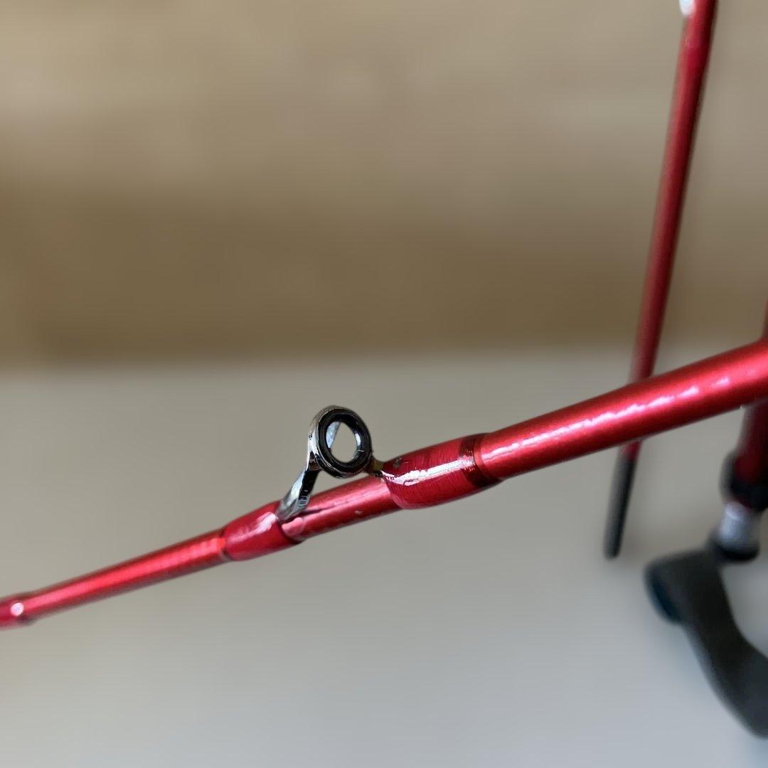♢【り12】釣り竿 がまかつ レッドアーク 350cm カーボンロッド