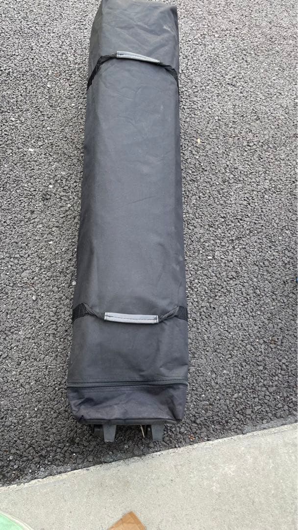 タープテント ワンタッチタープテント　3m×3m　オーニング付き