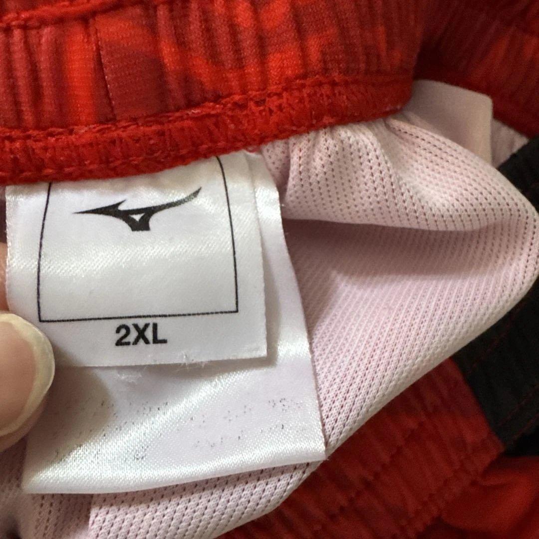 k*0様 Mizuno バレーボールパンツ 2XL レッド/ブラック
