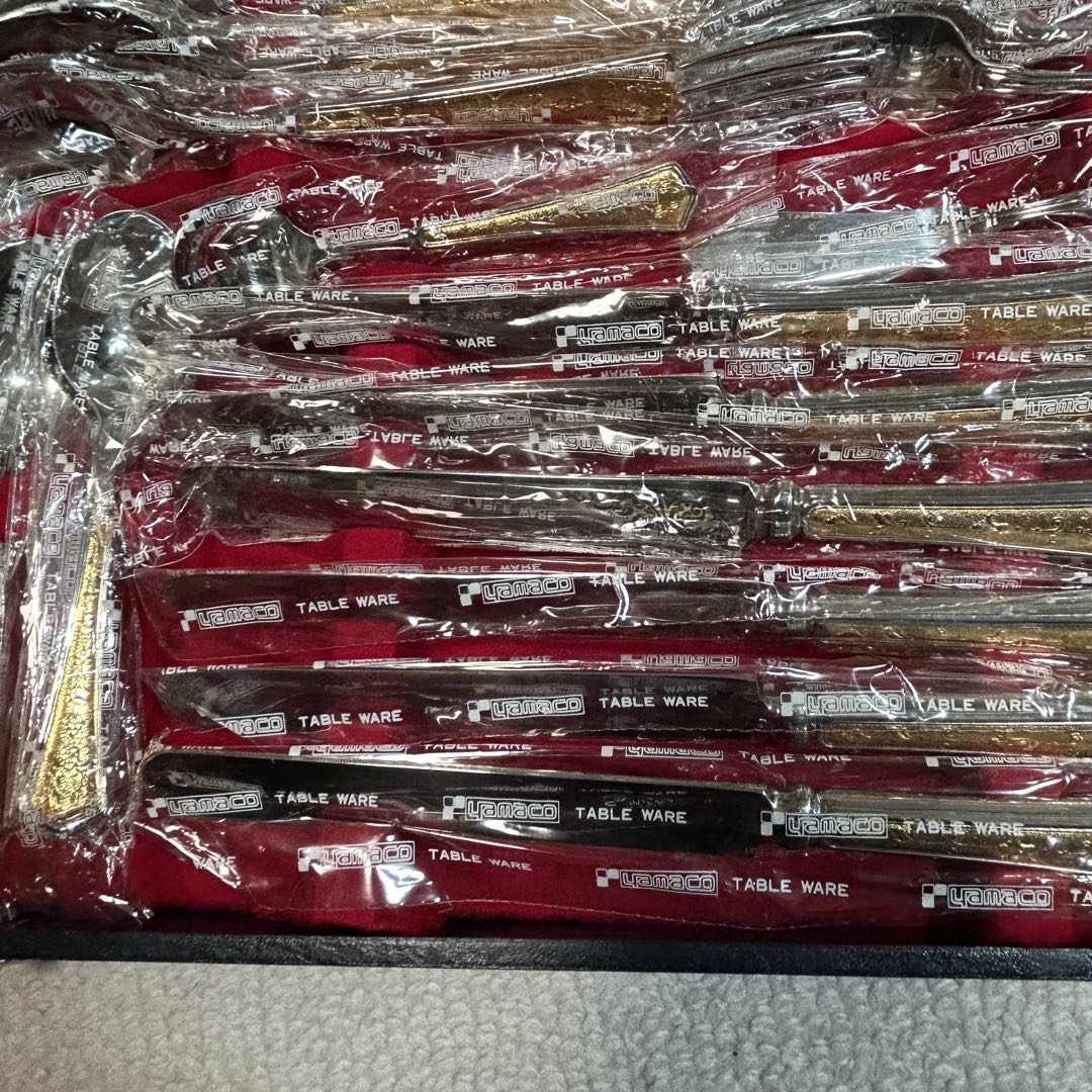 新品未使用品　ヤマコーカトラリーセット　7種類32本セット　18-8ステンレス