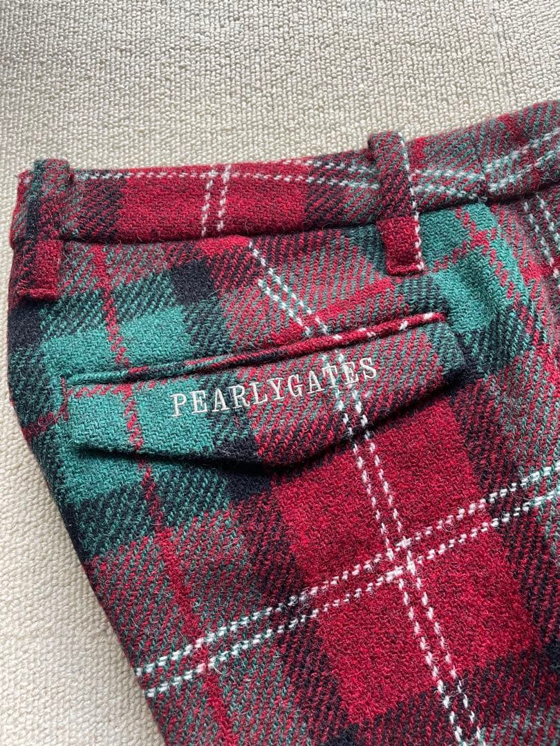 PEARLY GATES パーリーゲイツ ツィードチェックパンツ 美品♡