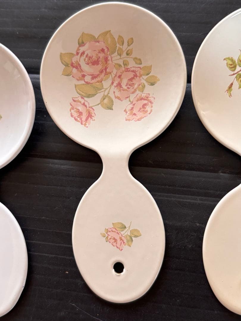 未使用ビンテージ❣️旧イマンダイアナローズ ティーサーバースプーンセット