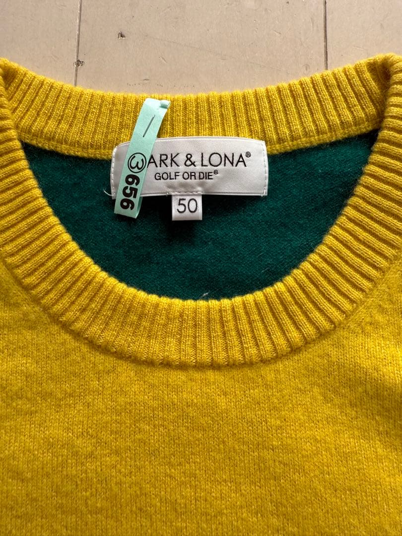 MARK&LONA★50サイズ★激レア★カシミヤ100ニット★金田久美子プロ着用