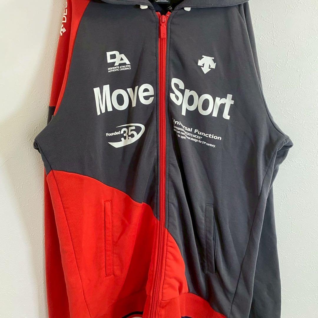 【デサント】ジャージ上下セット セットアップ パーカー Move Sport