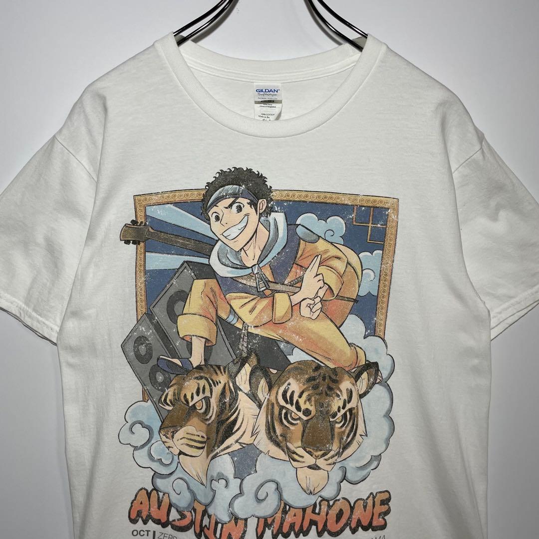 AUSTIN MAHONE オースティンマホーン　Tシャツ　サイズM 希少　古着